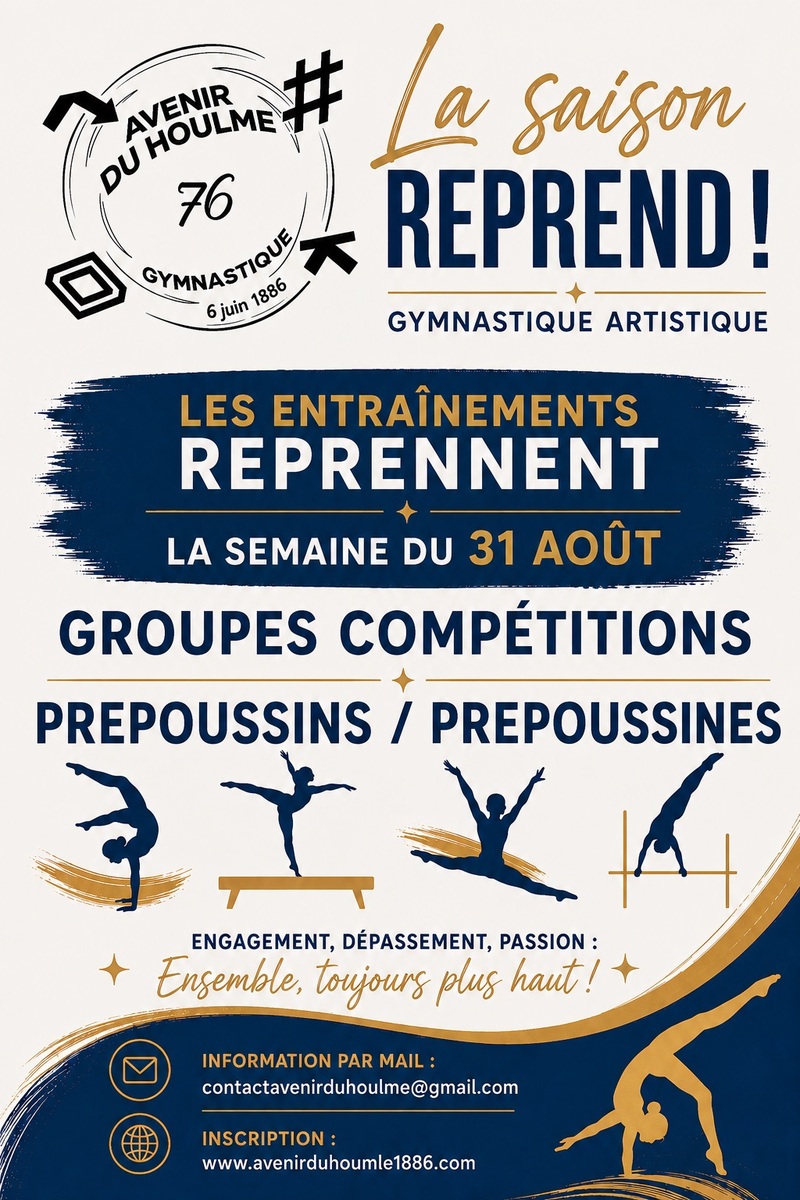 Reprise de la saison 2026/2027 (Groupes compétition et prepoussins / prepoussines)