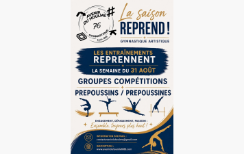 Reprise de la saison 2026/2027 (Groupes compétition et prepoussins / prepoussines)
